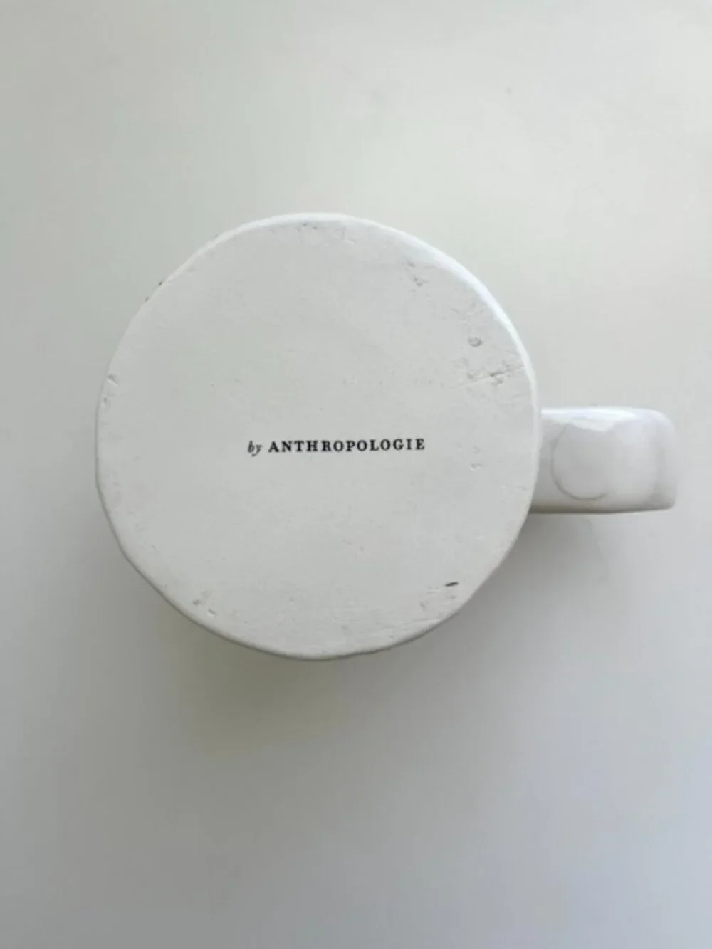 Anthropologie Dagny Monogram Mug Hand-painted | Letter 